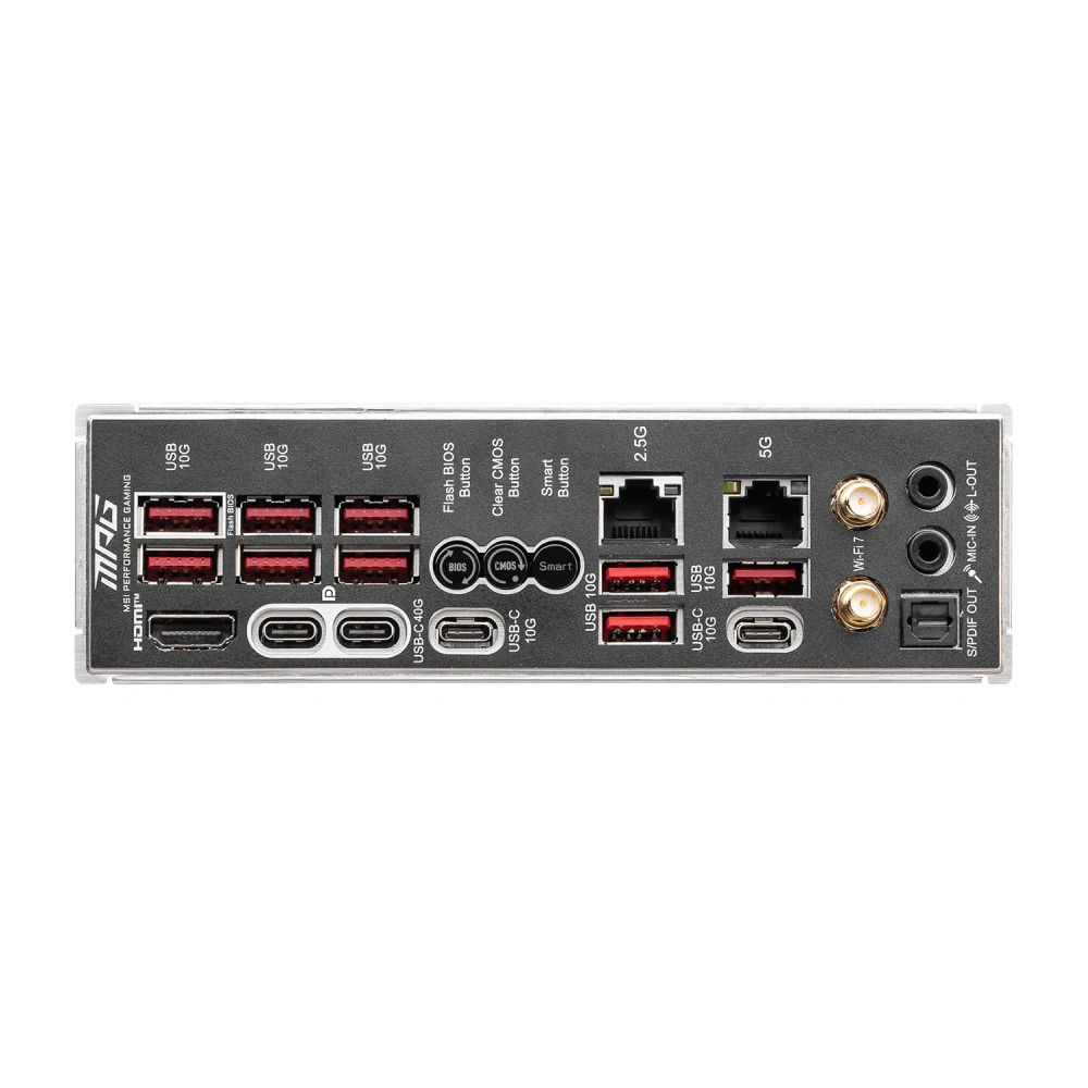 MSI Motherboard MAG X870E CARBON WIFI For AMD view 5